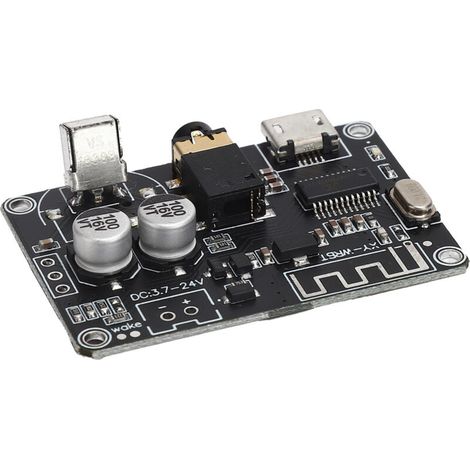 Bluetooth 5.0 Stereo-Verstärkerplatine mit Lautstärkeregler und Audiomodul (1/5)