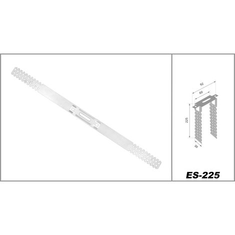 Direktabhänger für CD 60/27 & Holzlattung Trockenbau Rigips Decke abhängen Deckenabhänger 75-350mm: 225mm, 100 Stück