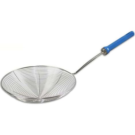 Schiumarola a Rete in Acciaio per fritti mestolo Utensili Attrezzi da Cucina schiumarole per frittura Ø 20 cm (1/4)