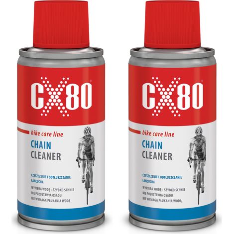 CX80 Fahrradkettenreiniger Kettenreinigungsspray 150 ml x2
