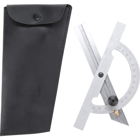Verstellbarer Winkelmesser, Kohlenstoffstahl – 100 x 150 mm – Messwerkzeug