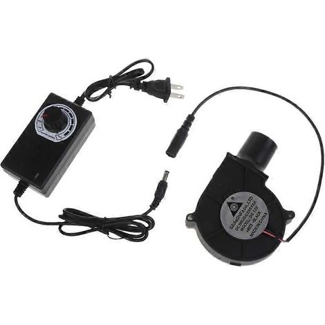 Barbecue électrique ventilateur soufflant air portable pour camping pique-nique extérieur, ventilateur BBQ manuel avec soufflerie puissante.