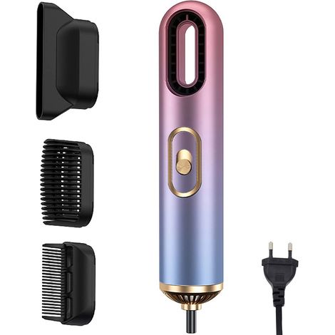 Sèche-cheveux ionique 3 en 1, peigne à air chaud et froid, brosse lissante et volumisante. (1/5)