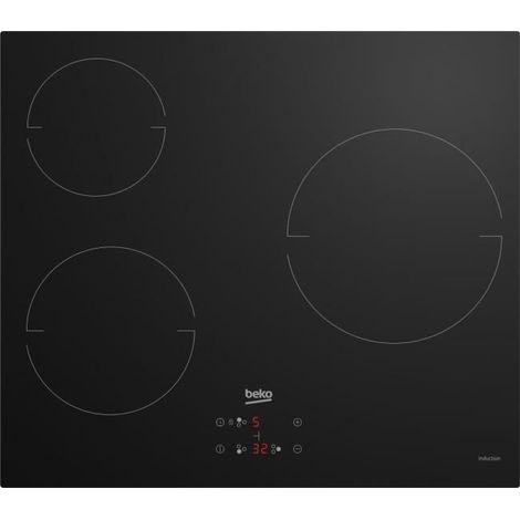 Beko HIC63400 Glaskeramik-Kochfeld schwarz 60 cm (1/5)