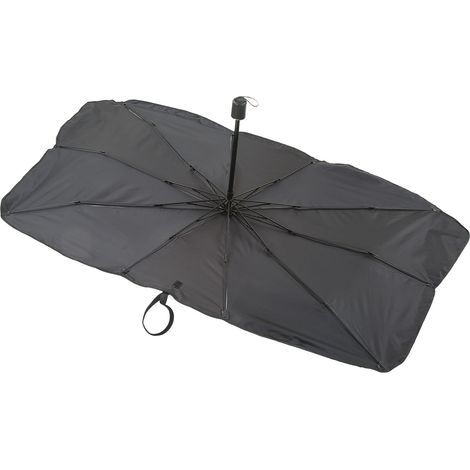 Pare-soleil pliable pour pare-brise, protection UV et isolation thermique, pour voitures, camions et SUV. Grande taille : 79 x 140 cm / 31,1 x 55,1 po. (1/5)