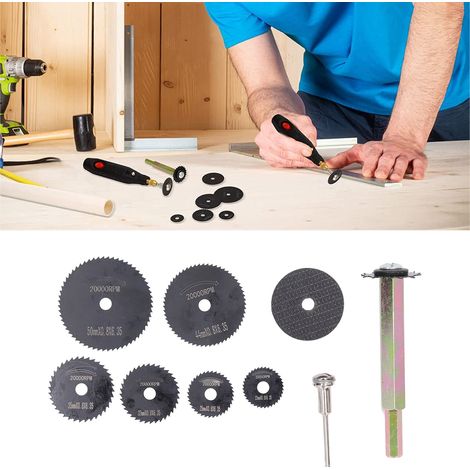 Le kit de coupe-tubes internes en plastique comprend un coupe-tubes internes avec une meule et six lames de scie pour couper, meuler et remplacer les tubes en plastique. (1/5)