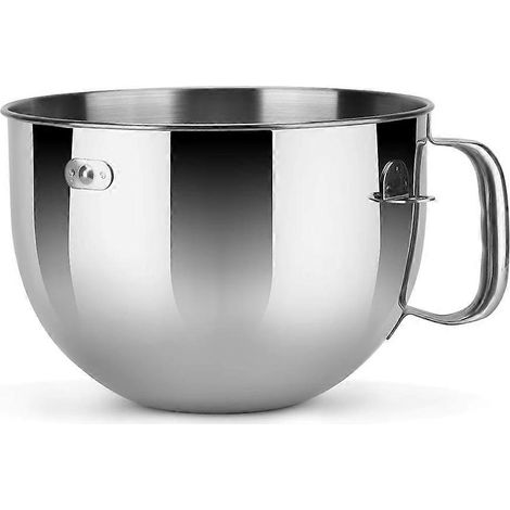 Bol mélangeur en acier inoxydable de 6 pintes (5,7 L) pour robot pâtissier KitchenAid Picurean Professional UNIQUEMENT, bol mélangeur pour robot pâtissier à bol relevable de 6 pintes (5,7 L). (1/5)