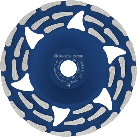 Bosch Grinding Head EXPERT Concrete Diamond Grinding Head, 180 x 22.23 x 5 mm 2608615284 (1/5)