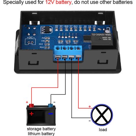 Contrôleur de sous-tension de batterie dédié YX811A 12V (1/4)