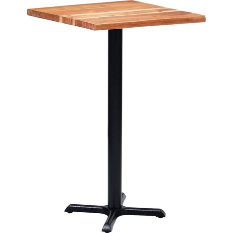 vidaXL Pata de mesa de bistró hierro fundido negro 56x56x107 cm (1/2)