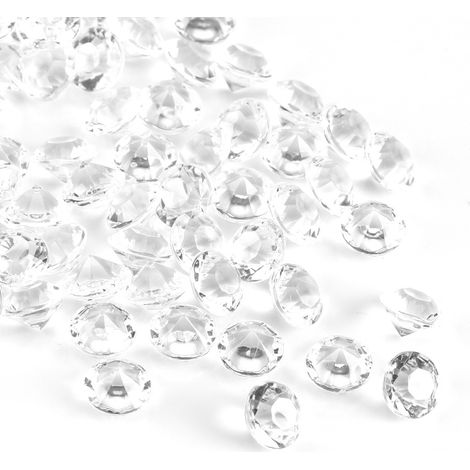 500 perles acryliques 10mm transparentes pour décoration mariage, remplissage vase, accessoires DIY ornementaux (1/5)