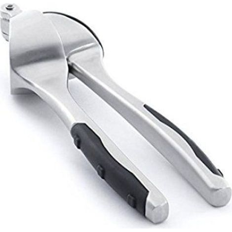 TrAdE Shop Traesio - Cubo Schiaccia Aglio Premi In Acciaio Inox Satinato Manico Antiscivolo -