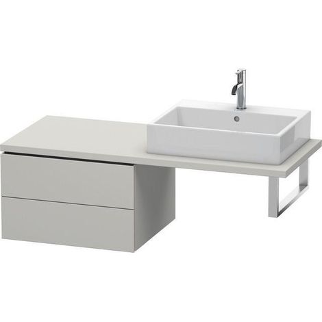 Mobiletto sotto console L-CUBE 400x620x547mm taupe super opaco