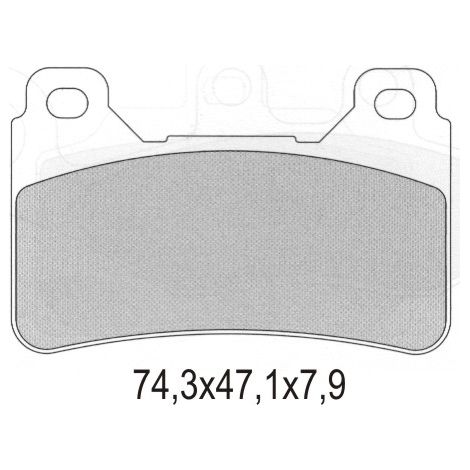 Plaquettes de frein Galfer KH390 semi-métalliques pour Honda CBR 600/1000RR avant (offre spéciale) retirées de l'offre