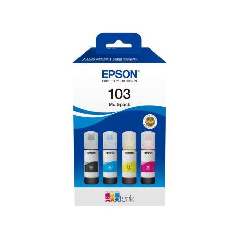 Epson C13T00S64A Cartucho de tinta 4 piezas Original Negro, Cian, Magenta, Amarillo (1/2)
