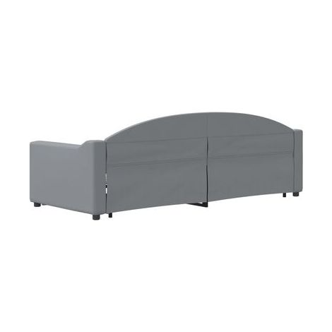 Lit avec tiroirs et méridienne avec tiroirs (matelas vendu séparément), 80 × 200 cm, rangement pratique intégré, pour chambre, confort quotidien, assemblage rapide (1/5)