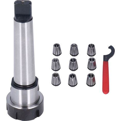 Mandrin de serrage MTA ER25 avec tige de rallonge M12, kit d'outils de fixation pour fraisage CNC et tour, lot MTA3-ER25 (1/5)