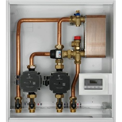 Module hydraulique MODULFIT biomasse C2 AC deux circulateurs et vanne anti-condensation - THERMADOR GHBCAC2C