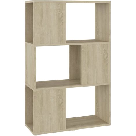 Maison Exclusive - Bücherregal Raumteiler Sonoma-Eiche 60x24x94 c