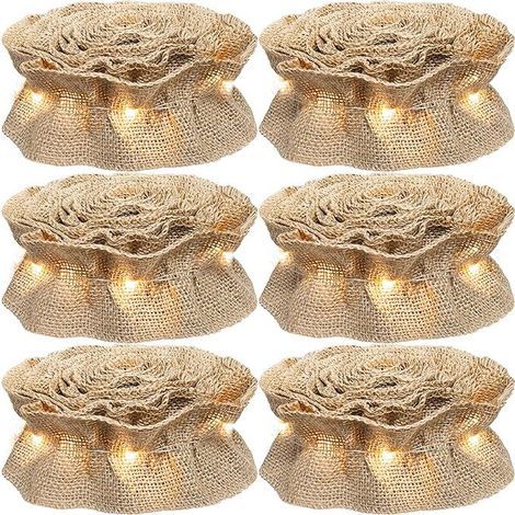 Guirlande de ruban d'arbre de Noël Ornement de Noël à carreaux de buffle, 9 pieds et barre lumineuse 3 m X 6 rouleaux Guirlande de ruban d'arbre à carreaux de buffle, décoration de Noël (1/4)