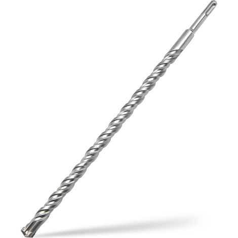 Foret SDS Plus 14mm x 350mm,avec 4 taillants en carbure et double vis,pour pierre naturelle,béton (1/5)