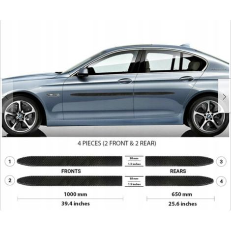BMW 5 2010–2016, schwarze Seitentürverkleidungen