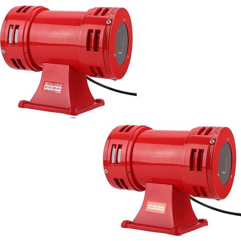 Sécurité de L'Industrie 150DB, Sirène Entraînée par Moteur, Signal Industriel Led Continu, Avertisseur Sonore D'alarme électrique (220 240V) (1/5)