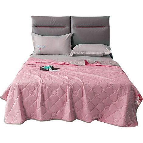 1 Ensemble couette, microfibre, réversible, lit queen size, été (1/5)