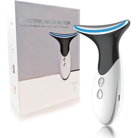 Appareil de massage pour le cou et le visage avec 3 couleurs et modes de vibration (1/2)