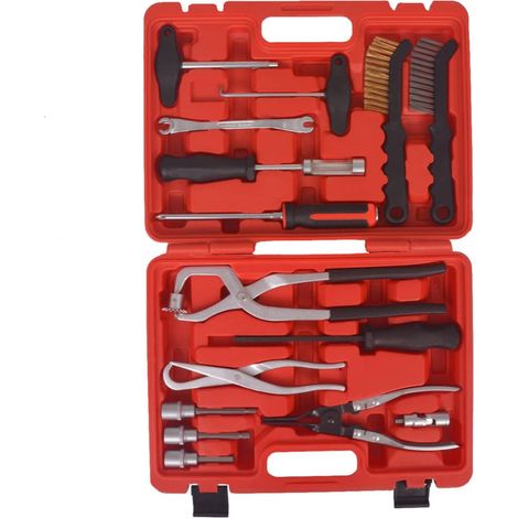INLIFE Kit d'outils d'entretien et d'assemblage de frein 15 pcs (1/5)