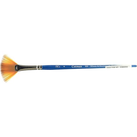 Brosse - WINSOR & NEWTON - Cotman - Synthétique - Fan 4 - Haute qualité pour aquarelle