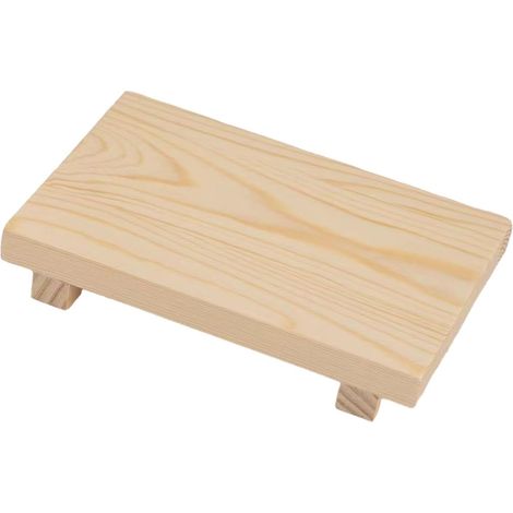 Porte-savon de salle de bain - bois - pour douche et lavabo (1/5)