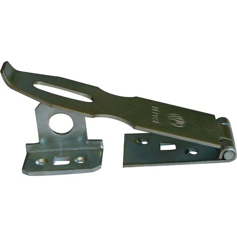 Fermeture porte cadenas à recouvrement 140mm zingué JARDINIER MASSARD J529245
