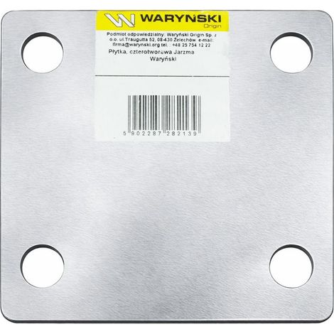 Vierlochplatte für Waryński M8 35 Joch (1/3)