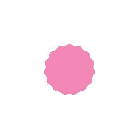 Etichette adesive da 5,5 cm per conserve, 48 pezzi, rosa opaco (1/2)