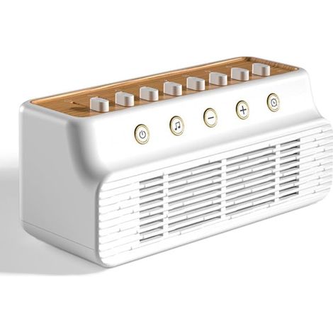 Macchina per il rumore bianco, suoni rilassanti e luce notturna, cassa sonora per dormire con 8 suoni della natura, mixer di suoni rilassanti, macchina USB per suoni bianchi con timer per dormire e yo (1/5)