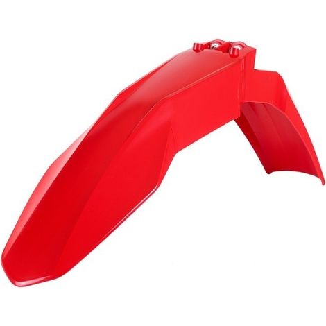 Guardabarros delantero Polisport para Gas Gas MC MCF 250 300 350, rojo y duradero.
