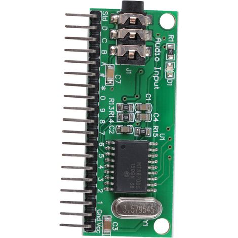 16-Kanal MT8870 DTMF-Audiodecoder Telefon-Sprachdekodierungs-Controller für Smart Home (1/5)