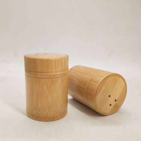 Lot de 2 distributeurs de cure-dents en bambou (1/5)