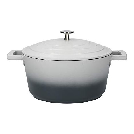 masterclass Casseruola leggera con coperchio, Alluminio, Grigio Ombre, 4 Litri (Rotonda) (MCMCRD24GRY) (1/4)