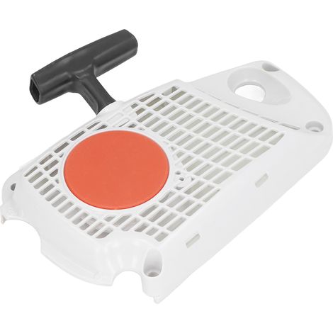 Lanceur corde de démarrage pour tronçonneuse Stihl MS191T, MS192T, MS192TC, MS193T - plaque de traction compatible, pièce de rechange robuste. (1/5)