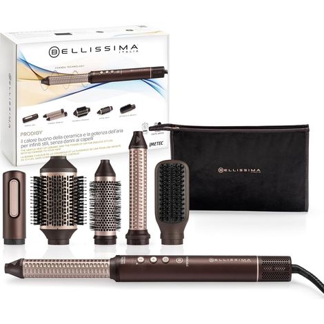 Bellissima Imetec Prodigy  Styler Digitale ad aria calda 6 in 1