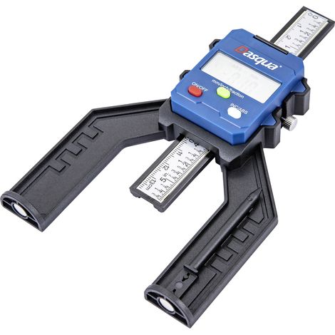 Dasqua 2605-0015 Digitaler Tiefenmesser mit Magnet mit digitaler Anzeige Messbereich: 0-80 mm, Aufl (1/5)