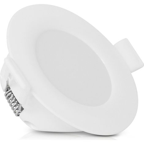 Punti in policarbonato bianco LED incassati fissi LUCIOLE ECO 8W 3000K Bianco caldo (1/3)