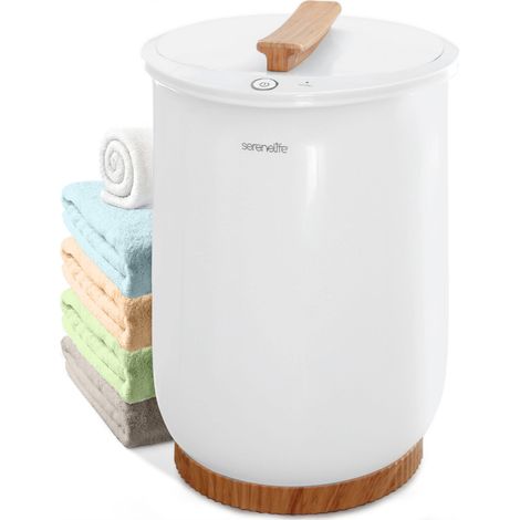 SereneLife Handtuchwärmer Eimer 20L, elektrisch, 450W, Weiß (1/5)