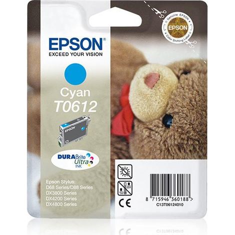 Epson Teddybear Cartucho T0612 cian (etiqueta RF)