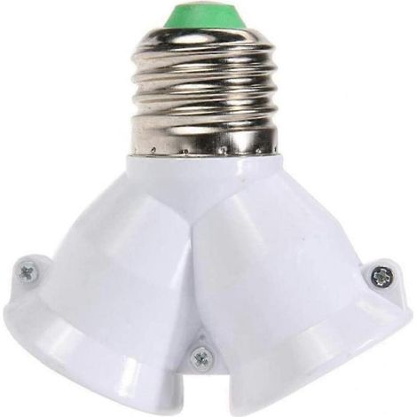 Douille E27 2 en 1 avec adaptateur pour ampoules et culot. (1/5)