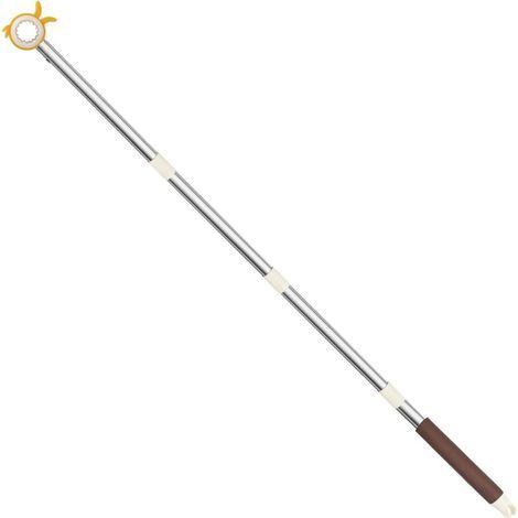 Perche avec Crochet pour Ouverture de Lucarnes - Tige 110CM avec Crochet Jaune Idéale pour Fenêtres Velux et Lucarnes Inaccessibles, Facile à Installer, Utiliser en Toute Sécurité Pratique et Stable (1/5)