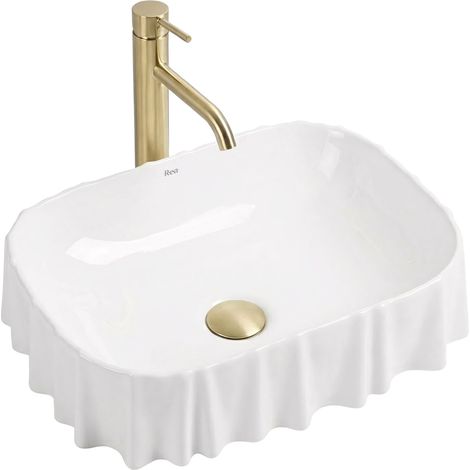 Lavabo Sobre Encimera Rea Atria White