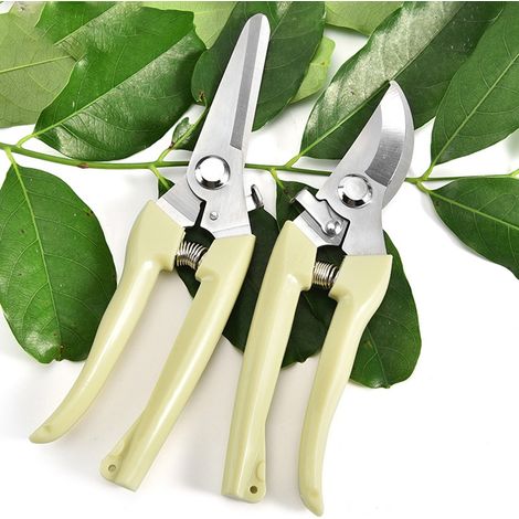Secateurs - Bypass - Lame En Acier Trempé - Pour Taille De Branches Jusqu'à 20 mm - Pour Arbres Fruitiers Et Plantes Médicinales - 1 Pièce (1/5)